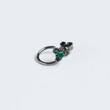 LLUVIA - Emerald earrings