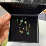 Five Emerald Necklace