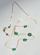 Five Emerald Necklace