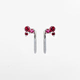 LLUVIA - Ruby earrings