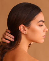 LLUVIA - Black diamond earrings