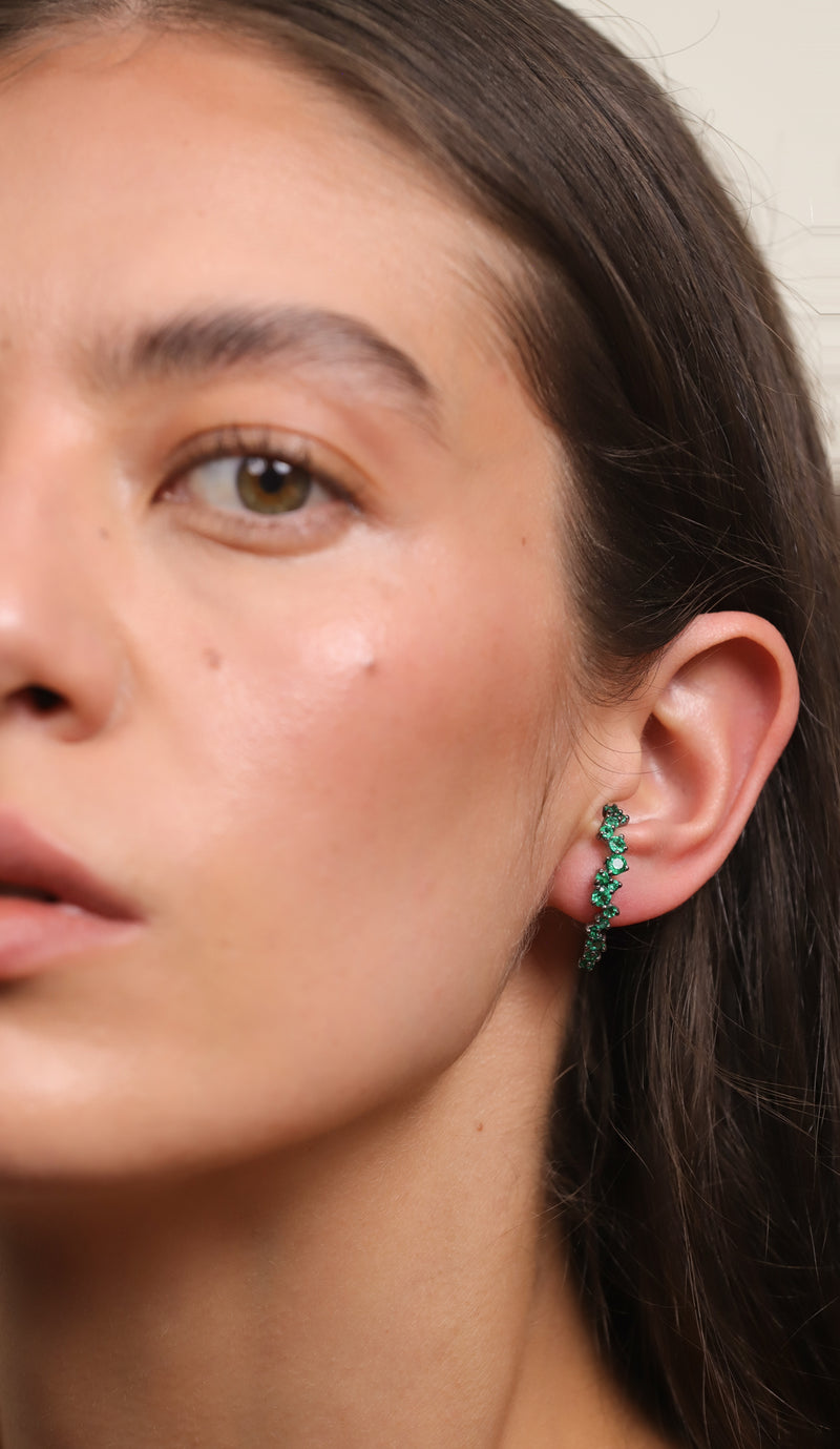 CIELO - Emerald earring